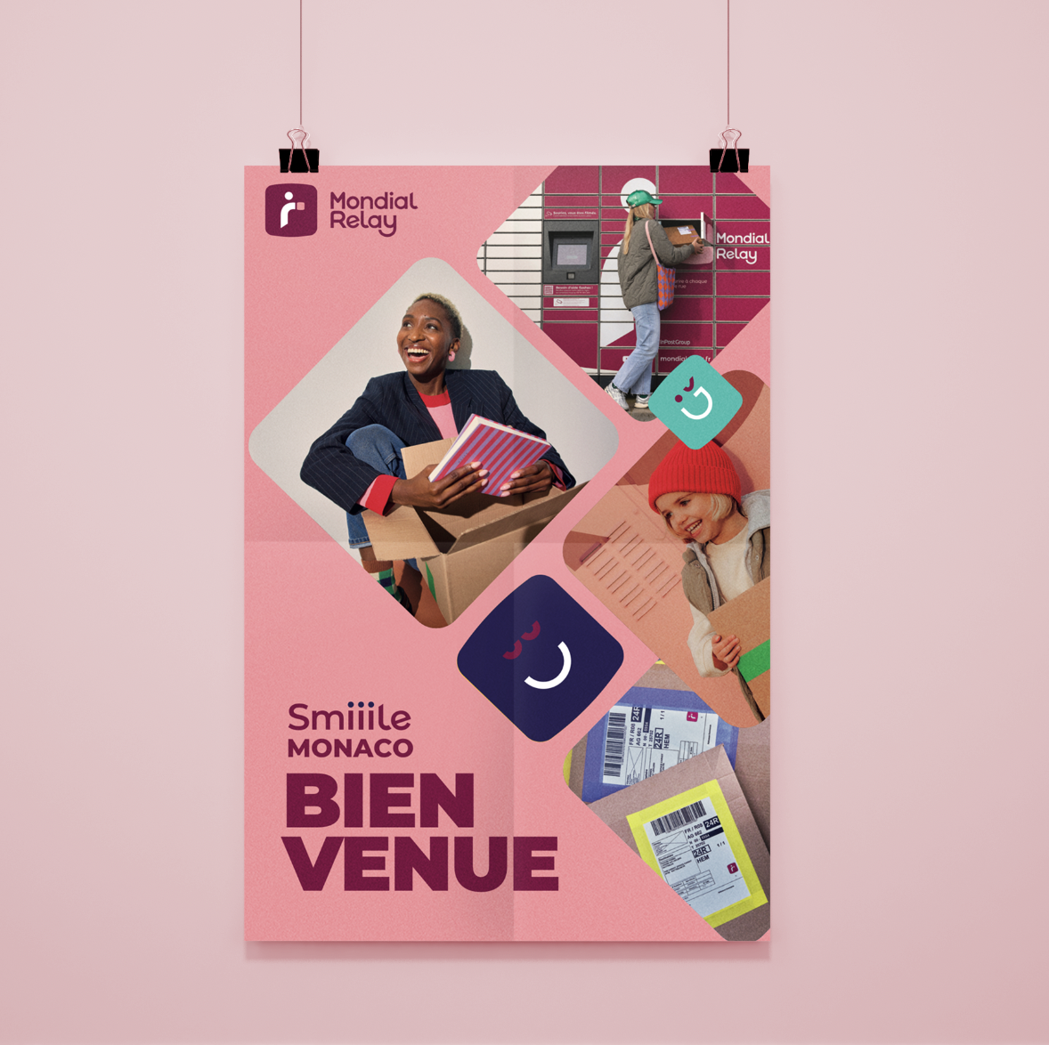 Affiches “Smiile Monaco” – Salon professionnel